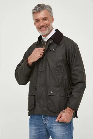 Barbour Kurtka bawełniana Bedale Wax Jacket kolor przejściowa MWX0010
