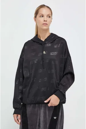 adidas Bluza damska kolor z kapturem wzorzysta