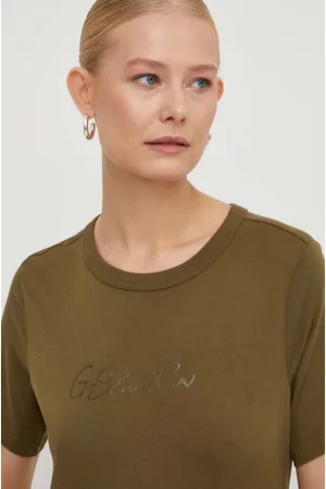 G-Star T-shirt bawełniany damski kolor