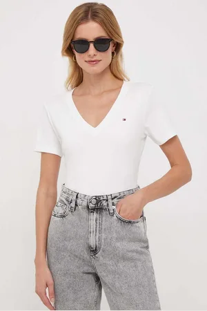 Tommy Hilfiger T-shirt bawełniany damski kolor WW0WW40584