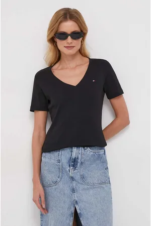 Tommy Hilfiger T-shirt bawełniany damski kolor WW0WW40584
