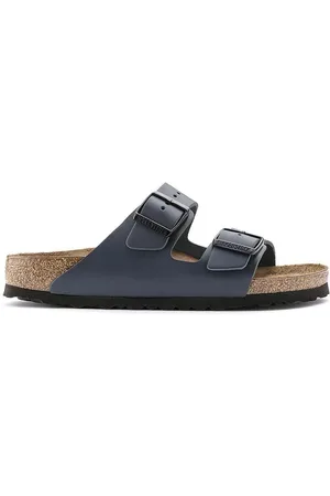 Birkenstock Klapki skórzane Arizona męskie kolor