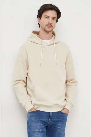 Pepe Jeans Bluza bawełniana Ramsey męska kolor z kapturem z nadrukiem PM582558