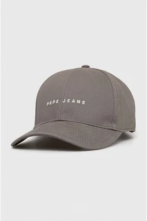 Pepe Jeans Czapka z daszkiem bawełniana NATHAN kolor z aplikacją PM040535