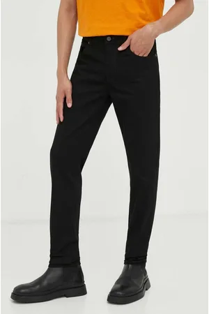 Won Hundred Jeansy Dean A Stay Black męskie kolor 0627-15012