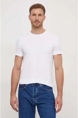 Calvin Klein T-shirt męski kolor gładki K10K112724