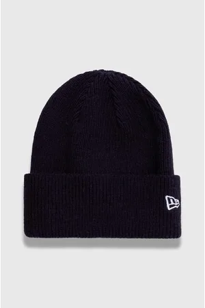New Era Czapka z domieszką wełny kolor z grubej dzianiny