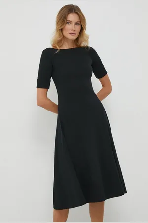 Ralph Lauren Sukienka kolor midi rozkloszowana