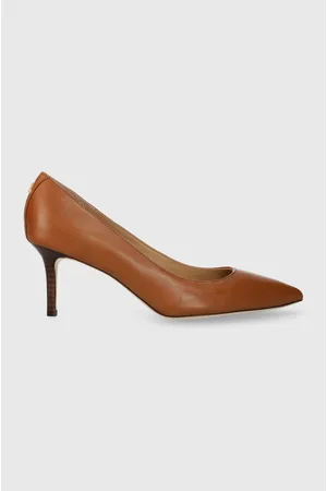 Ralph Lauren Szpilki skórzane Lanette kolor 802940602002