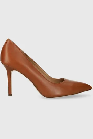 Ralph Lauren Szpilki skórzane Lindella II kolor 802940580002