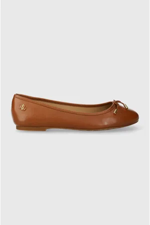 Ralph Lauren Baleriny skórzane Jayna kolor 802940603002