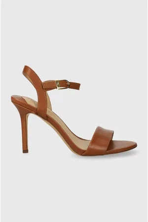 Ralph Lauren Sandały skórzane Gwen kolor 802940588002