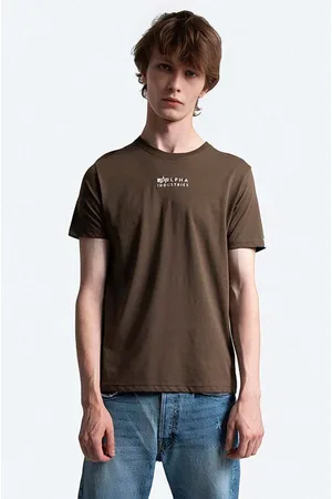 Alpha Industries T-shirt bawełniany kolor gładki 118529.629