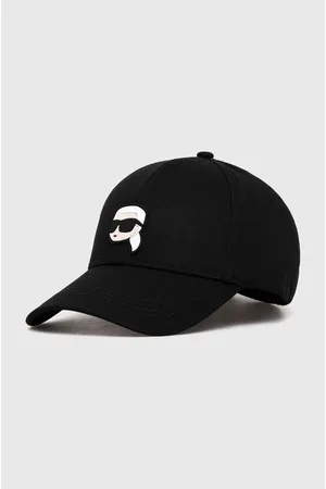 Karl Lagerfeld Czapka z daszkiem bawełniana kolor