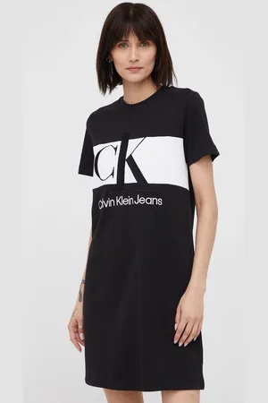 Calvin Klein Sukienka bawełniana J20J218862.PPYY kolor mini prosta