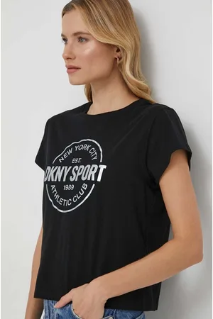 DKNY T-shirt bawełniany damski kolor DP3T9563
