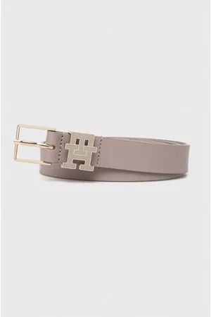Tommy Hilfiger Pasek skórzany damski kolor AW0AW15763