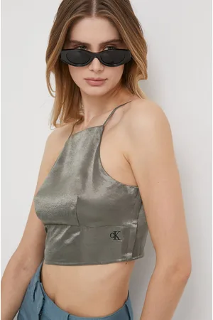 Calvin Klein Top damski kolor gładka