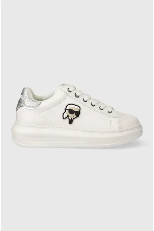 Karl Lagerfeld Sneakersy skórzane KAPRI kolor KL62530N