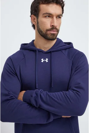 Under Armour Bluza męska kolor z kapturem gładka 1379757