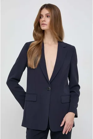 HUGO BOSS Marynarka kolor jednorzędowa gładka 50457442