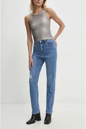 ANSWEAR Lab jeansy damskie high waist