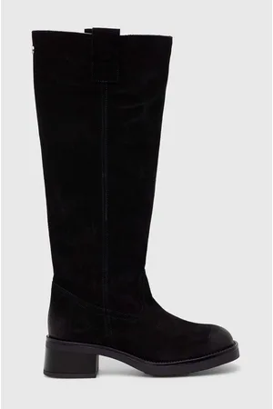 Steve Madden Kozaki zamszowe Banner damskie kolor na płaskim obcasie SM11003092