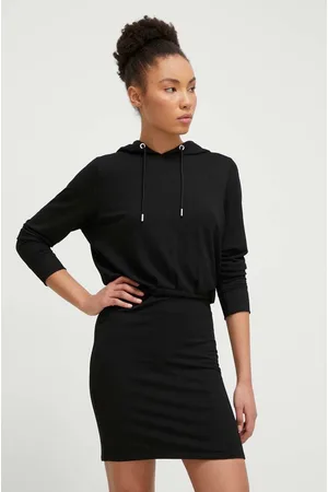 DKNY Sukienka kolor mini prosta DP3D4832
