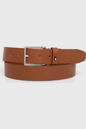 Tommy Hilfiger Pasek skórzany męski kolor