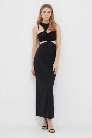 Calvin Klein Sukienka kolor maxi rozkloszowana