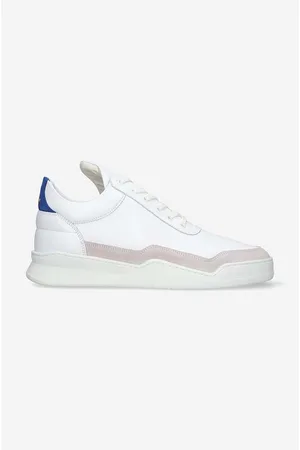 Filling pieces Sneakersy skórzane Low Top Ghost 10120631925 kolor 10120631925-WHITE