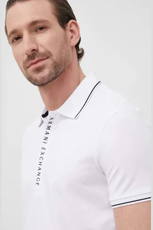 Armani Exchange Polo kolor z nadrukiem 8NZF71 ZJH2Z