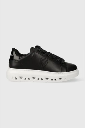 Karl Lagerfeld Sneakersy skórzane KAPRI KITE kolor KL64530N