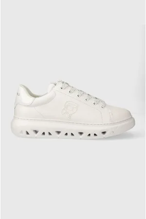 Karl Lagerfeld Sneakersy skórzane KAPRI KITE kolor KL54530