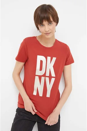 DKNY T-shirt damski kolor