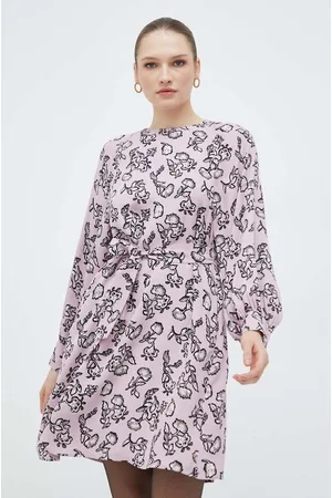 Max Mara Sukienka kolor mini rozkloszowana 2415221071600