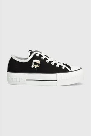 Karl Lagerfeld Tenisówki KAMPUS MAX NFT damskie kolor KL60424