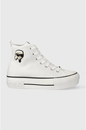 Karl Lagerfeld Trampki KAMPUS MAX NFT damskie kolor KL60444