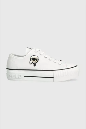 Karl Lagerfeld Tenisówki KAMPUS MAX NFT damskie kolor KL60424