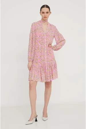 HUGO BOSS Sukienka kolor mini rozkloszowana 50509165