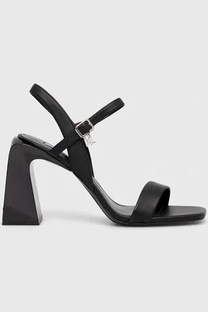 Karl Lagerfeld Sandały skórzane ASTRA NOVA kolor KL33124