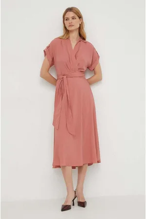 Ralph Lauren Sukienka kolor midi rozkloszowana