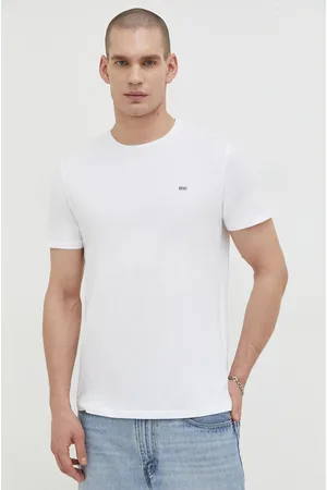 Diesel T-shirt bawełniany 3-pack męski kolor gładki