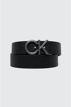 Calvin Klein Pasek skórzany męski kolor