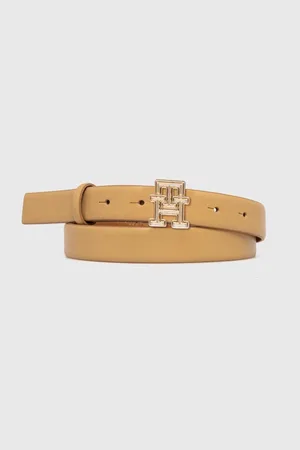 Tommy Hilfiger Pasek skórzany damski kolor AW0AW16028