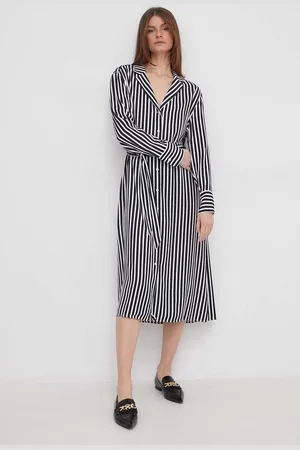 Tommy Hilfiger Sukienka kolor midi oversize WW0WW41594