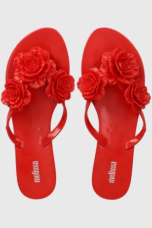 Melissa Japonki HARMONIC SPRINGTIME AD damskie kolor na płaskim obcasie M.35704.T130