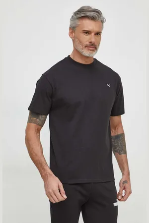 PUMA T-shirt bawełniany MMQ męski kolor gładki 624009