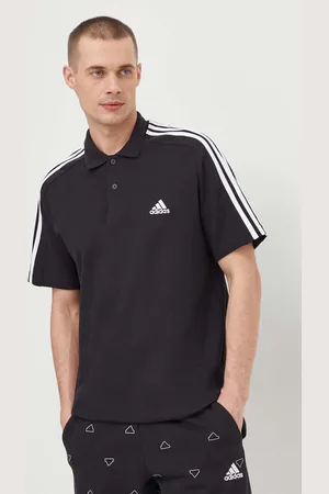 adidas Polo bawełniane Essentials kolor z aplikacją IC9310