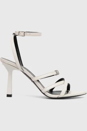 HUGO BOSS Sandały skórzane Katniss kolor 50517417